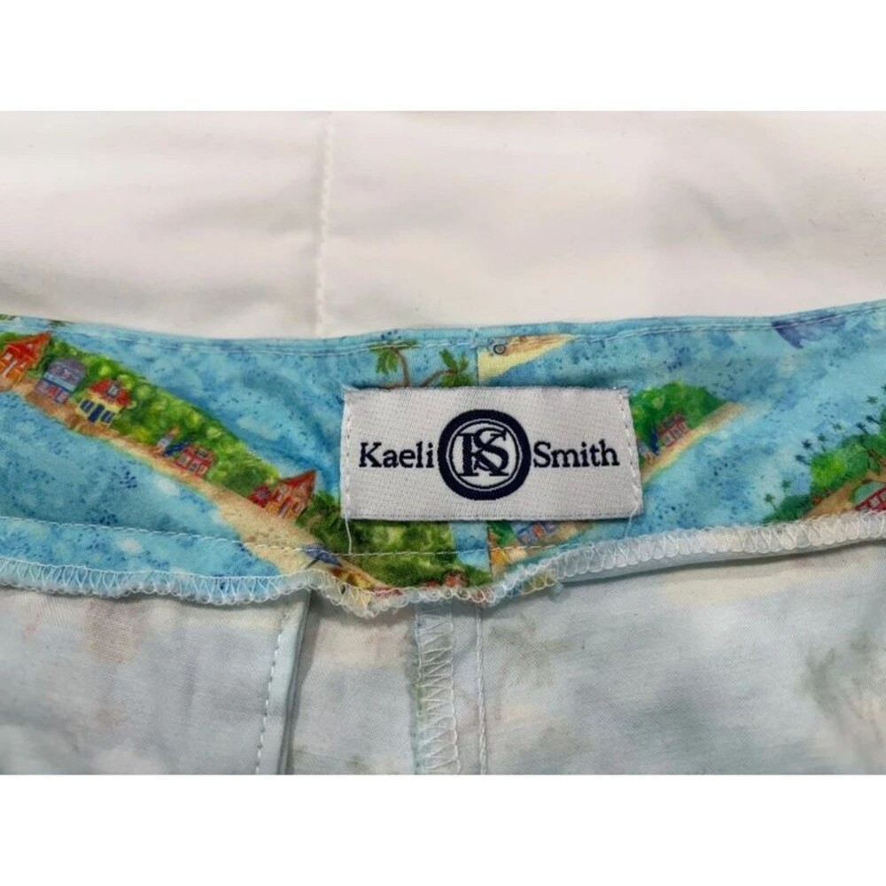 Ladies Kaeli Smith Beach Theme Medium Shorts - Picture 3 of 8